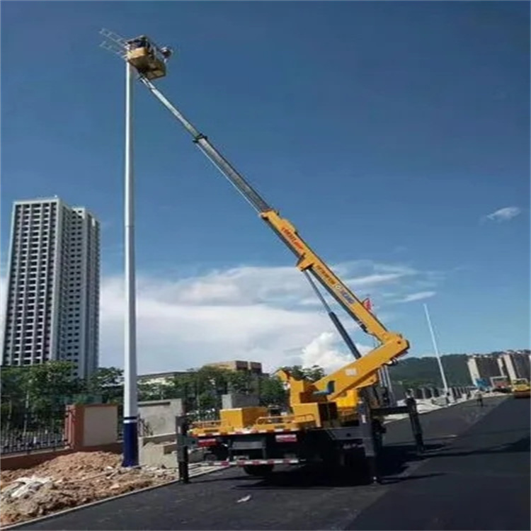 金华金东维修路灯的曲臂升降车出租